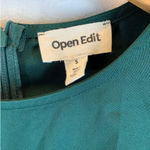 Open Edit  | NWT | Small | Cutout Detail Blouse in Green Park Photo 5