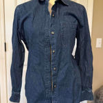 Telluride Clothing Co Denim Shirt Women Medium Blue Long Sleeve Button Up Cotton Photo 0