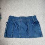 Boutique Cargo Jean mini skirt size 6 Photo 2