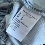 American Eagle Pull On Paperbag Chambray Pants 100% Cotton Small Photo 8