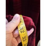John Mark  Shirt Women‎ Red Plaid Shimmer Soft Fuzzy Velvet Velour Lux Size Large Photo 11