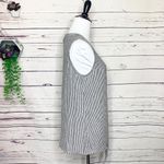 Rachel Zoe  Striped Linen Sleeveless Front Tie Top Size Medium Photo 5