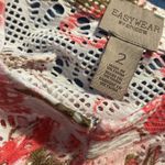 Chico's Chico’s Size 2 Mesh Cardigan Floral Print Tunic Colorful Size Large 3/4 Photo 6