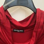 cha cha vente FINAL MARKDOWN  draped neck top large Photo 2