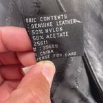 Jones New York Womens Leather Overcoat Size 12 Black Grunge Indie Punk Rock Photo 9