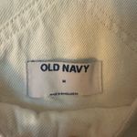 Old Navy Women’s denim shortalls size medium white Photo 2