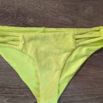 Tinibikini  Swimwear Neon Yellow Cheetah Print Bikini Size XS/S Photo 2