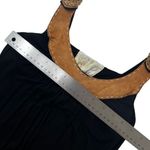Soul Revival Leather Trim Pocket Tank Dress Size M Photo 9