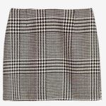 H&M Houndstooth Tweed Mini Skirt Photo 0