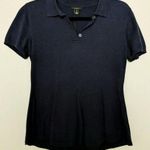 Halogen (Nordstrom) Peplum Polo Sweater Navy M New Photo 0