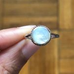 Moonstone Sterling Silver Ring Photo 0