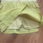 The North Face spring peak hiking skort skirt pockets yellow NWT SZ MEDIUM Photo 7