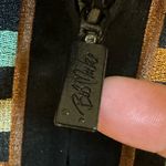 Bob Mackie  Black Faux Suede Southwest Horse Embroidery Full Zip Jacket Womens SM Photo 3