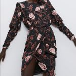 ZARA ✨  Rose Print Long Sleeve Dress✨ Photo 3