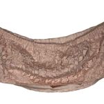 Eloquii Top Womens 22 Floral Lace Overlay Cropped Puff Sleeves Off Shoulder Pink Photo 9