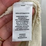 Wild Pearl  Open Cardigan with fringe boho cotton crochet design Large cream Photo 11