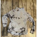 PINK - Victoria's Secret Victoria’s Secret PINK Quarter Zip Tie Dye Purple Pullover Shirt Top Women Small Photo 5