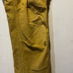 Pilcro Anthropologie  low-rise slim cargo straight leg warm tan color size 28 Photo 10
