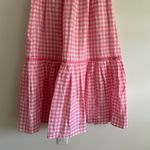 NWT Boden Wren Tiered Midi Dress Salmon Pink Gingham Size US 2 R UK 6 R Photo 3