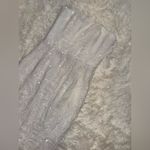 NEW Helsi White Leslie White Strapless Sequin Lace Column Midi Dress Sz Medium Photo 3