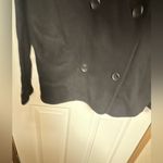 James Perse  Black Double-Breasted Pea Coat Photo 7