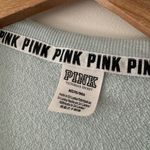 PINK - Victoria's Secret Pink by Victoria’s Secret Light Blue Tie Up Sporty Crewneck Photo 3