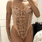 Soft Pink Sheer Garden Lingerie Sz L Size L Photo 5