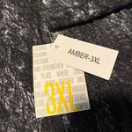 LuLaRoe  Women’s Long Sleeve Hooded Shirt Black and Gray Size 3XL NEW Photo 6