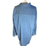 Frank & Eileen Mary Classic Shirtdress in Vintage Stonewashed Indigo XL Photo 4