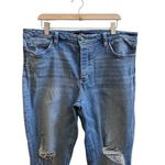 Sam Edelman The Mary Jane Boyfriend Straight MidRise Distress Jean Plus Size 34 Photo 2