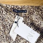 ZARA  brown printed dress Photo 7