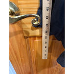 Free People  Perfect Day Black Cotton Mini Dress M Boho Puff Sleeve Cutout Photo 4