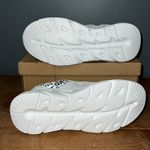 FASHION women’s casual walking shoes black white mesh layer over animal print Size 8 Photo 5