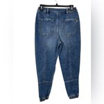 NEW Retrofête Carter Pant Jeans in Dark Bluejay Size 25 High Rise Barrel Jogger Blue Photo 6