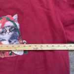 Penmans Vintage Sweatshirt Pullover Cats Ugly Christmas Grandma Sweater Size XL Red Photo 7