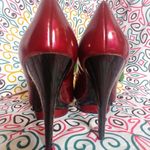 Carlos Santana  Queens Ruby Red Pumps Heels Shoes Photo 2