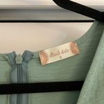 Altar'd State Altar’d State Long Sleeve Ruffle Trim Wrap Dress, Sage Green, Size S, EUC Photo 5