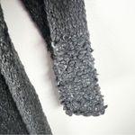 Chico's CHICO’S Heather Gray Drama Fringe Dina Wool Blend Longline Cardigan, Size Large Photo 8