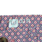 Gap Womens Shorts Size 00R Pink With Navy White Yellow Geometric Pattern 29X3 Photo 2