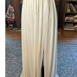 David's Bridal  Celebrate Bridesmaid/Party Dress Champagne Long Mesh Size 6 NWT Photo 5