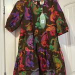 Farm Rio  Wild Leopards Black Mini Dress  Photo 0