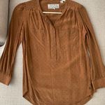 Jack Wills brown silk blouse Photo 0