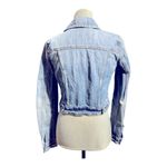 American Eagle  AE Blue
Denim Jean Jacket Womens
XS Distressed Classic Y2K Photo 2