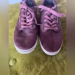 Vans Burgundy Women’s Woven Ultractive‎ Shoes Size 6 EUC! 010 Photo 1