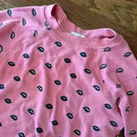 Wildfox Lip Service Lip Print Sweatshirt Size XS All Over Lip Graphic Print Photo 7