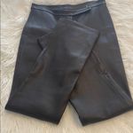 INC  International Concepts Brown  Leather Pants size 4 inseam 30” waist 28” Photo 7