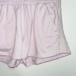 Adidas Essential Slim 3-Stripes 100% Cotton Lilac Purple Shorts Photo 4