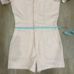 Pilcro NWT  Anthropologie The Kit Utility Romper in Pink Rose Size 12 OB1892176 Photo 13