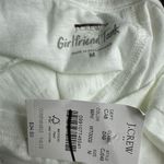 NWT J. Crew Factory Women's White Girlfriend Pocket Tank Top Crew Neck Size M Size M Photo 6