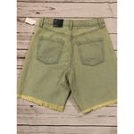 Wild Fable Size 2 26 inch waist Distressed Denim Yellow Rinse Bermuda Short 90s Photo 6